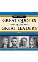 Great Quotes from Great Leaders 2016 Boxed Calendar