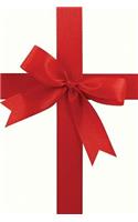 Red Ribbon Notebook: 150 Page Holiday Notebook Journal