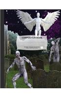 Zombie Apocalypse Composition Notebook, Dotted Grid Journal Paper