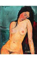 Modigliani Monatsplaner 2020: Sitzender weiblicher Akt - Planer 2020 mit Raum für Notizen - Januar - Dezember 2020 mit Wochenansicht - Einfacher Überblick über die Terminpläne - (21 Jahresplaner 2020)