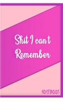 Shit I Can't Remember