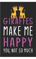 Giraffes Make Me Happy You, Not So Much