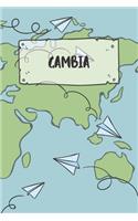 Gambia: Ruled Travel Diary Notebook or Journey Journal - Lined Trip Pocketbook for Men and Women with Lines