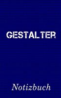 Gestalter Notizbuch