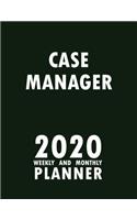 Case Manager 2020 Weekly and Monthly Planner