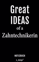 Notizbuch für Zahntechniker / Zahntechnikerin: Originelle Geschenk-Idee [120 Seiten liniertes blanko Papier]