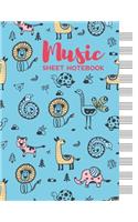 Music Sheet Notebook