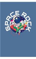 Space Rock: Notebook Outer Space Astronaut Lovers And Astronomy Science Fans.