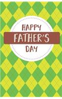 Happy Fathers Day Journal Book Writing Notebook Blank Diary Lined Page Bo