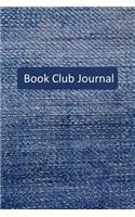 Book Club Journal: Denim Undated Planner for Club Meeting, Thoughts and Discussions