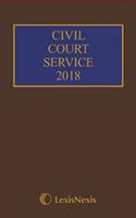 CIVIL COURT SERVICE 2018 VOLUME & CD