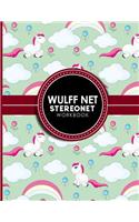 Wulff Net: Stereonet Workbook: Lower Hemisphere Graph For Plotting Geological Data For Geologist And Geology Students, Cute Unicorns Cover