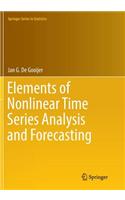 Elements of Nonlinear Time Series Analysis and Forecasting: (Springer Series in Statistics)