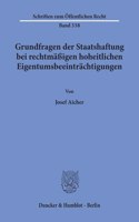 Grundfragen Der Staatshaftung Bei Rechtmeassigen Hoheitlichen Eigentumsbeeintreachtigungen