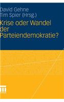 Krise Oder Wandel Der Parteiendemokratie?