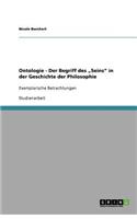 Ontologie - Der Begriff des 