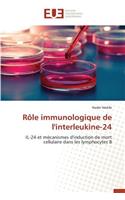 Rôle Immunologique de l'Interleukine-24: (Omn.Univ.Europ.)