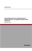 Ownership Structure as a Determinant of Capital Structure - An Empirical Study of DAX Companeis