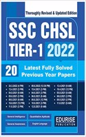 SSC CHSL Tier 1 2022 20 Latest Fully Solved Previous Year Papers of 2022 & 2021 | Combined Higher Secondary Level Exam (CHSL) - Revised and updated Edition