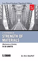 A Textbook of Strength of Materials (Mechanics of Solids) SI Units, 7/e (LPSPE)