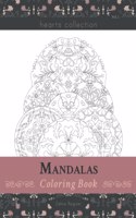 Mandalas Coloring Book Hearts Collection Vol. 1