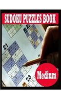 Sudoku Puzzle Book: Medium Sudoku Puzzle Book including Instructions and answer keys - Sudoku Puzzle Book for Adults