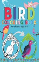 Bird Coloring book for children ages 5-8
