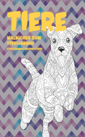 Malbücher zum Stressabbau - Stressabbau Designs Tiere - Tiere