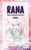 Libri da colorare per adulti - Mandalas para aliviar el estrés - Animali - Rana