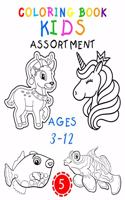 Coloring Book Kids Assortment Ages 3-12 5