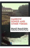 Harrow Songs and Other Verses