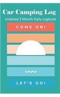 Car Camping Log