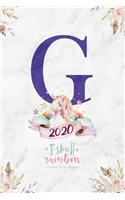 2020 Unicorn Diary Planner I Smell Rainbow