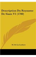 Description Du Royaume De Siam V1 (1700)