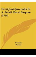 Decii Junii Juvenalis Et A. Persii Flacci Satyrae (1744)