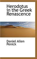 Herodotus in the Greek Renascence