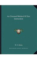 Unusual Method of Sex Instruction