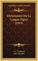Dictionnaire De La Langue Tigrai (1915)