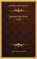 Japanese Color Prints (1920)