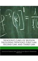 Newtons's Laws of Motion Including Newton's First Law, Second Law, and Third Law