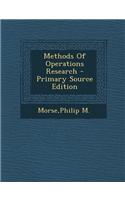 Methods of Operations Research