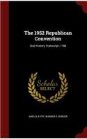 The 1952 Republican Convention