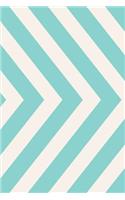 Notebook: Seafoam Green Chevron Journal, Notebook, Diary, 6"x9" Lined Pages, 150 Pages