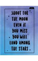 Shoot for the Moon Even If You Miss You Will Land Among the Stars