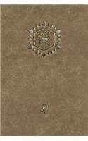 Monogram Leo Journal: Blank Diary Journal Log Notebook(74 Monogram Raw 365 Lined)