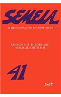 Speech Act Theory and Biblical Criticism