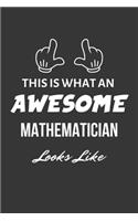 This Is What An Awesome Mathematician Looks Like Notebook