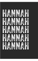 Name HANNAH Journal Customized Gift For HANNAH A beautiful personalized