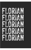 Name FLORIAN Journal Customized Gift For FLORIAN A beautiful personalized