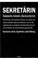 Sekretärin Notizbuch